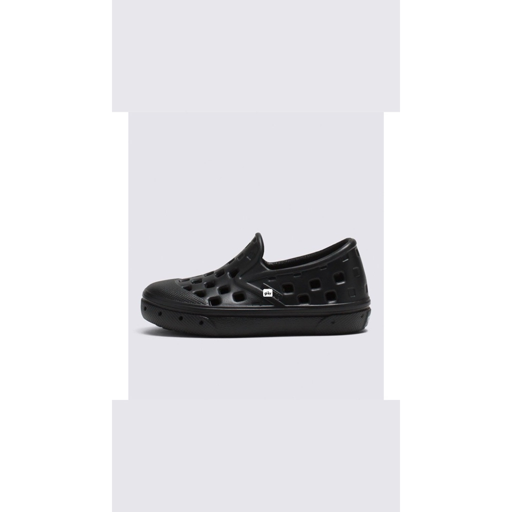 Giày trẻ emTODDLER SLIP ON TREK ALL BLACK - Đen Kids shoes