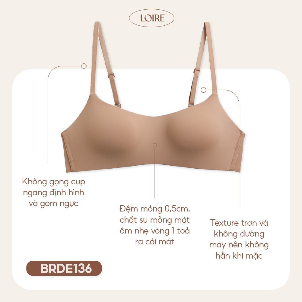 Áo Lót Không Gọng Đệm Mỏng 0,5cm Mềm Mát Loirechic BRDE136