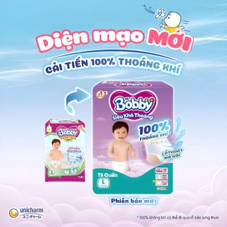 [Siêu Tiết Kiệm] Tã/Bỉm Quần/ Dán Bobby Ultra Siêu Khô Thoáng Mềm Mại, Size M/L/XL/XXL - Lucie's Mom