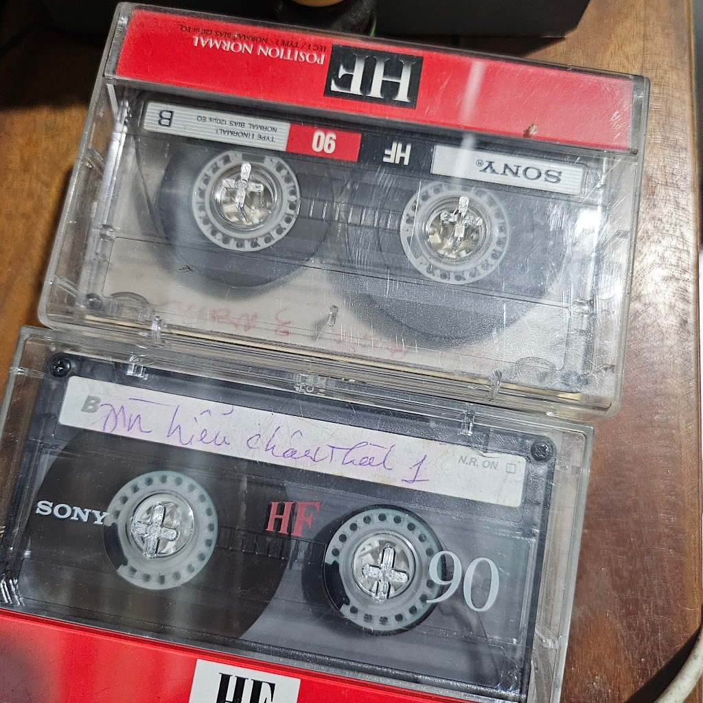 Băng cassette ghi âm 10 - 90 phút băng từ cũ ngẫu nhiên ghi âm 1 nước băng ghi âm thu sẵn khách mua về tự xoá và thu âm