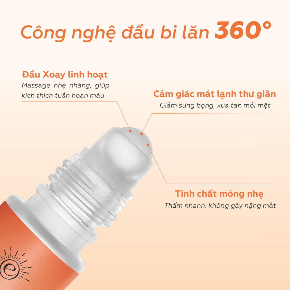 Son Dưỡng Quầng Thâm Mắt ENADE (10ml) - Hỗ Trợ Giảm Quầng Thâm Mắt,Giảm Nếp Nhăn Chiết Xuất Nghệ Trắng