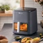 Nồi Chiên Không Dầu 6L Bear QZG-H16R3 (AF-4H16K) - Công Suất 1600W, Chống Dính - Hàng Chính Hãng