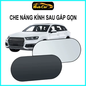 Tấm Che Nắng Kính Sau Ô Tô Vải Tráng Bạc Cao Cấp, Gấp Gọn Mẫu Mới Siêu Hot Cho Mùa Hè