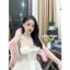 HT92 Váy ngủ sexy xẻ đùi tôn dáng quyến rũ kèm đai tất, đồ ngủ ren xuyên thấu xẻ đùi HT92