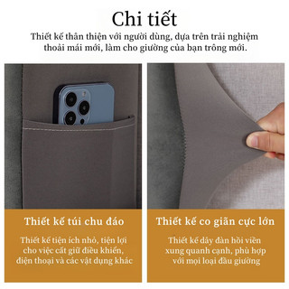 Vỏ bọc bảo Giường Vỏ Bọc Đầu Giường Dày Dặn Chống Bụi Chống Va Chạm Kiểu Dáng Đơn Giản