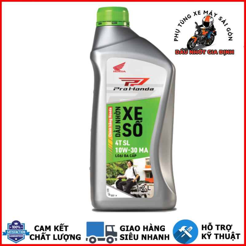 Nhớt Honda Pro 10W30 800ML/1.2L mẫu mới chính hãng dành cho xe số, côn tay