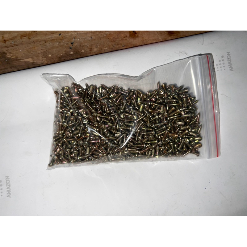 [ TPHCM ] 1 Bọc Ốc Thép  Dài 1cm 3ly “Số lượng 1000 con”