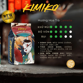 Combo 5 Túi Cát Đất Sét Kimiko 9L – 3.8kg | Vón Cục Siêu Chắc – Khử Mùi Tốt – Ít Bụi – Tiết Kiệm
