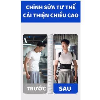 Đai Chống Gù Lưng BEJI -  Hỗ Trợ Cột Sống Chỉnh Sửa Tư Thế Cải Thiện Vóc Dáng Cho Cả Nam Và Nữ