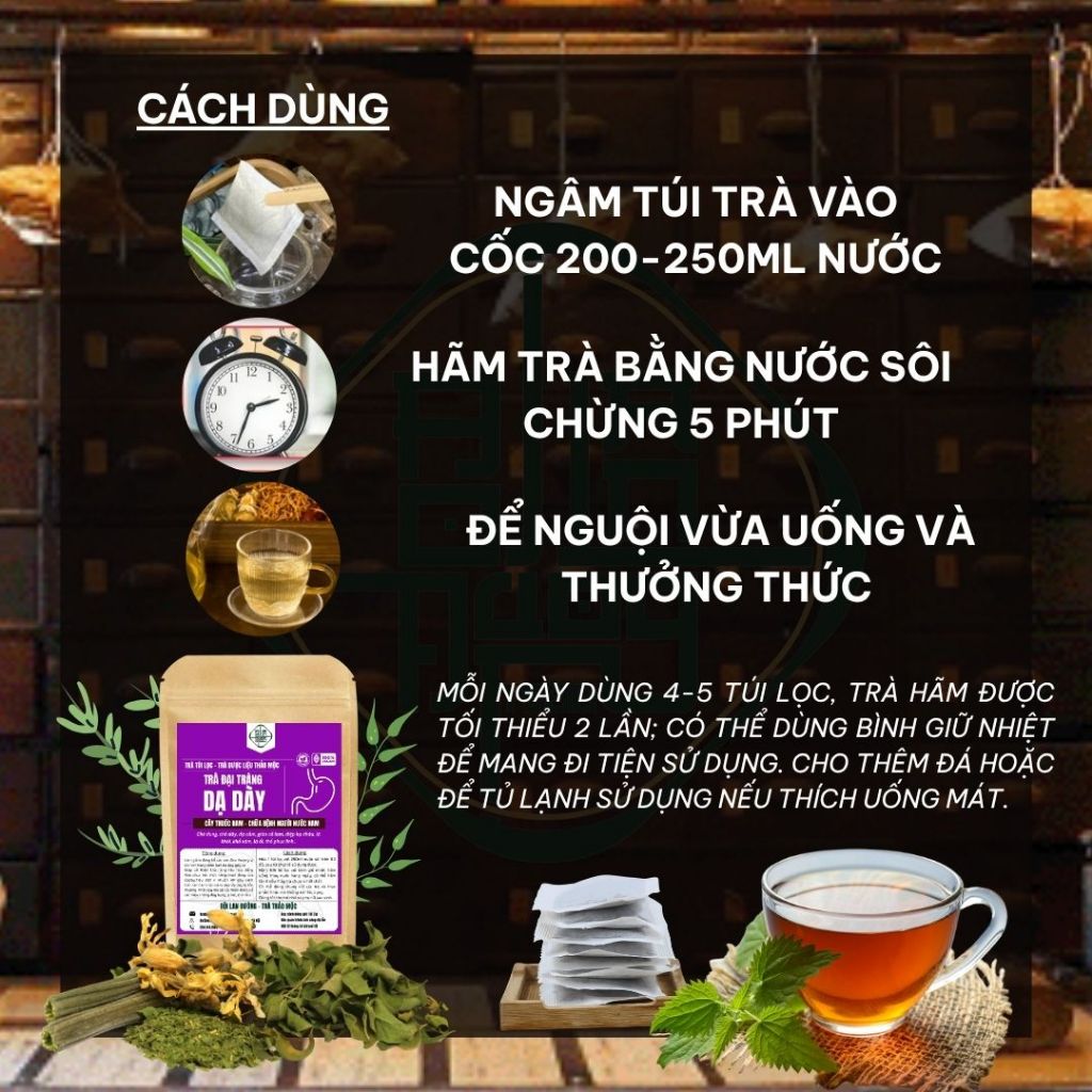Trà Dạ Dày - Bội Lan Đường - Túi 50 lọc