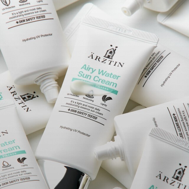 Kem chống nắng dưỡng ẩm ARZTIN AIRY WATER SUN CREAM SPF50+ PA++++ 60ml | DAMDAVN