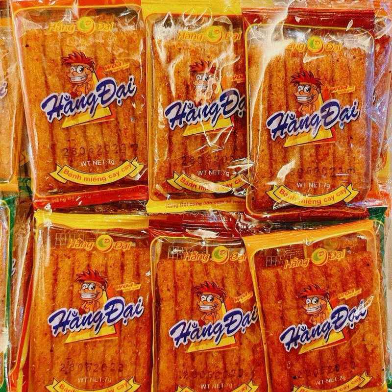 Combo 60 gói Snack Sườn Dê Nướng Hằng Đại, Pò Miếng Hằng Đại Mini - Cậu ...