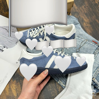 Giày thể thao bigsize nam nữ cổ thấp đế bằng màu xanh navy cao cấp , sneaker thời trang hottrend