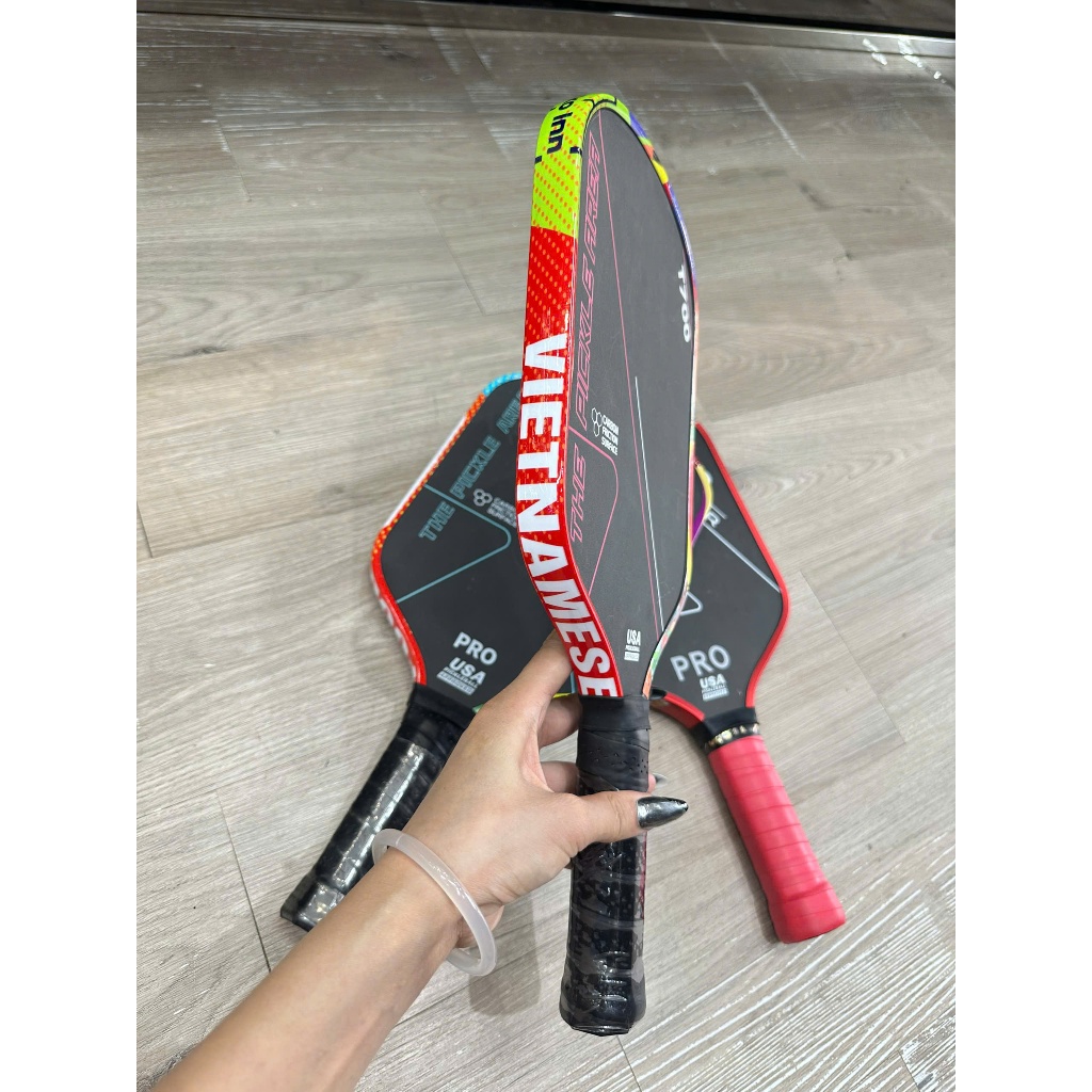 Dán viền vợt pickleball Quang Dương hottrend in 5D siêu hot decal dày dặn 2 mẫu bảo vệ vợt tối ưu BS