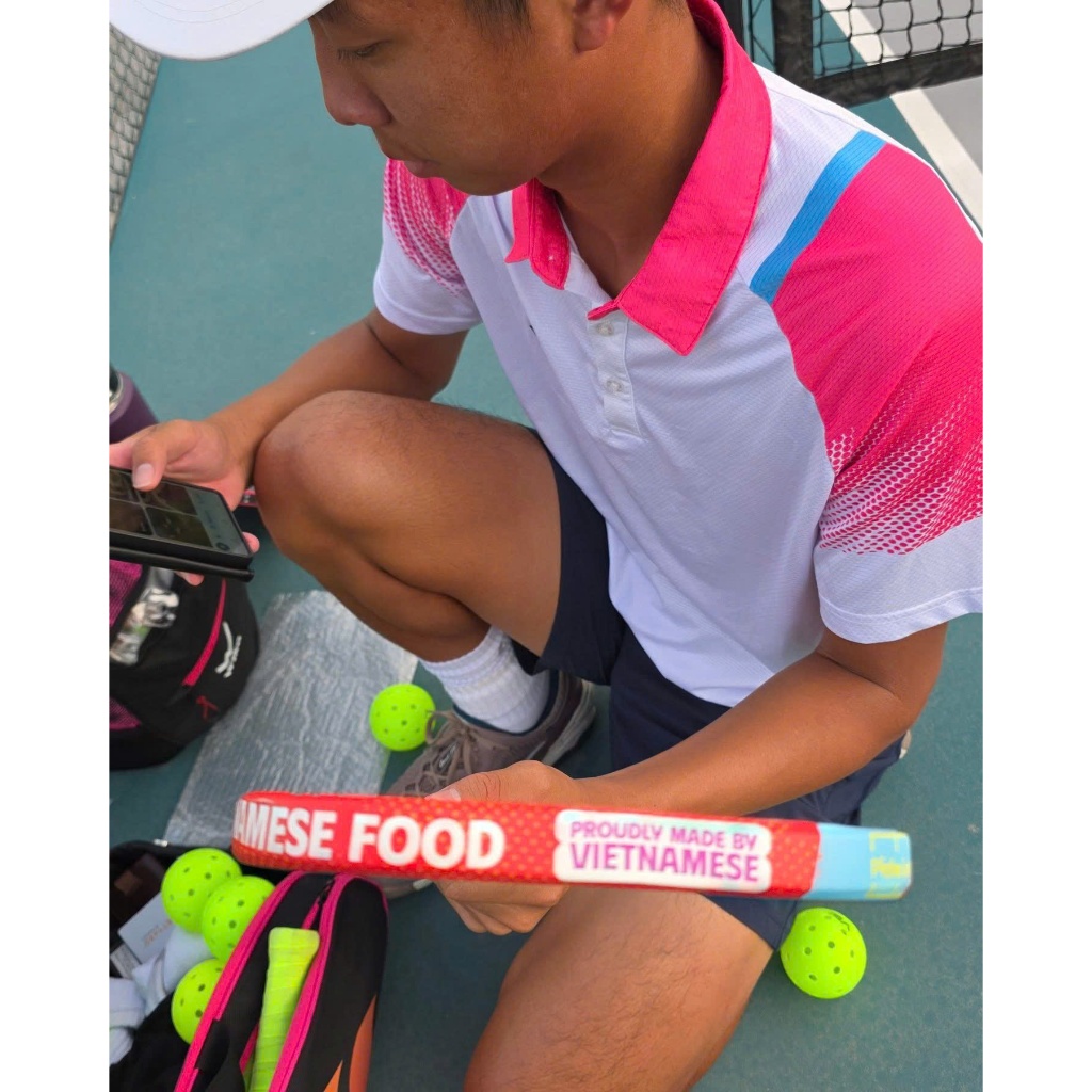 Dán viền vợt pickleball Quang Dương hottrend in 5D siêu hot decal dày dặn 2 mẫu bảo vệ vợt tối ưu BS