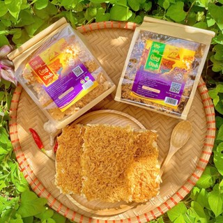 Combo 2 Gói Cơm Cháy Chà Bông Cung Đình (Nếp+ Lứt), Đặc Sản OCOP 3 Sao Ninh Bình, Túi Giấy 250g