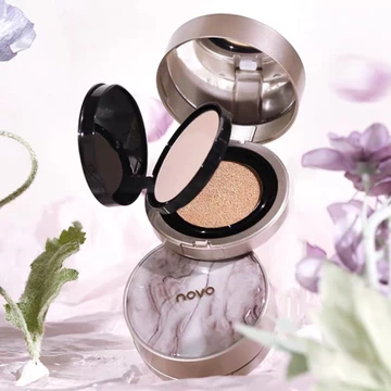 Phấn nước nén + phấn nước cushion 2in1 NOVO vân đá