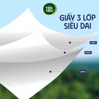 Combo Khăn Ăn Rút Hà Nội Silk Giấy 3 Lớp Làm Từ 100% Gỗ Tự Nhiên Mềm Mại Bền Dai An Toàn 150 Tờ