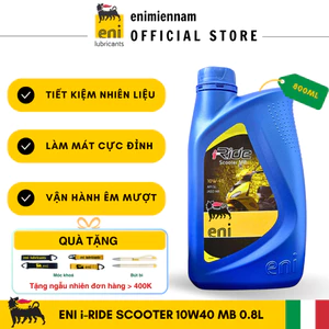 Nhớt Eni I-Ride Scooter 10W40 xe ga 0.8L