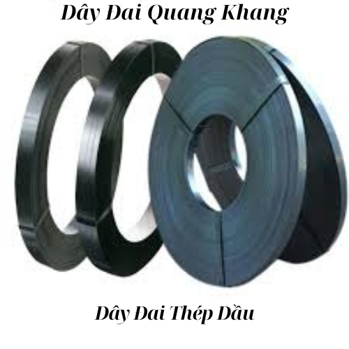 DÂY ĐAI THÉP DẦU ĐEN (50kg/cuộn) đai hàng an toàn, giá thành rẻ