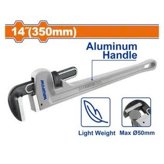 ĐỒ NGHỀ WADFOW Mỏ lết mở ống tay cầm nhôm từ 350MM - 450MM - 600MM . 14" -  18" - 24" . WPW9114 . WPW9118 . WPW9124