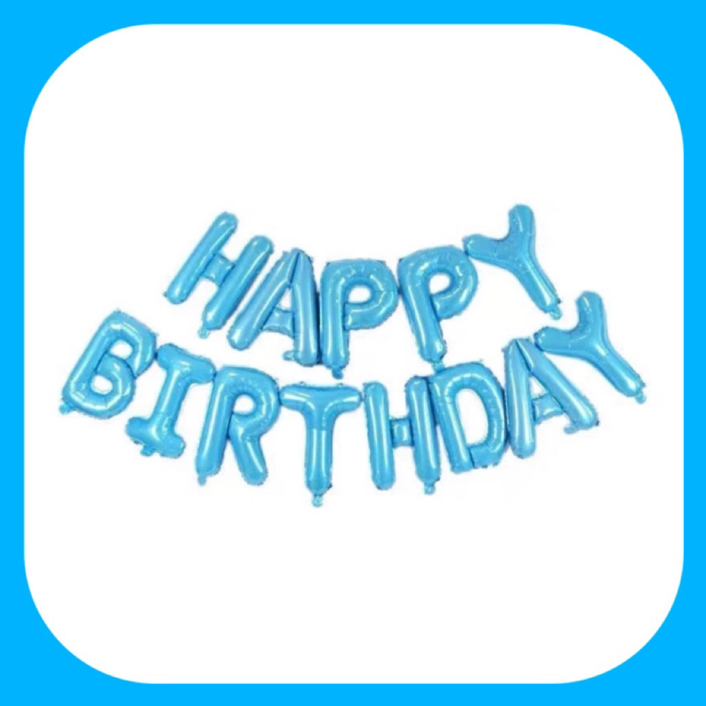 Dây Chữ Bóng Happy Birth Day Đủ Màu