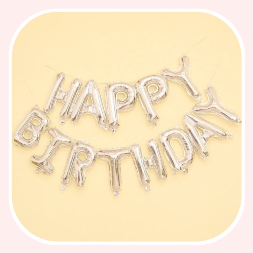 Dây Chữ Bóng Happy Birth Day Đủ Màu