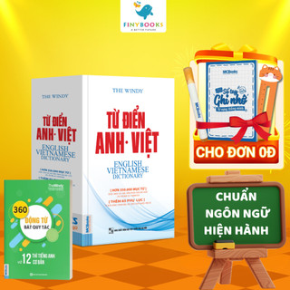 Sách - Combo Từ Điển Anh - Việt Và 360 Động Từ Bất Quy Tắc Và 12 Thì Cơ Bản Trong Tiếng Anh