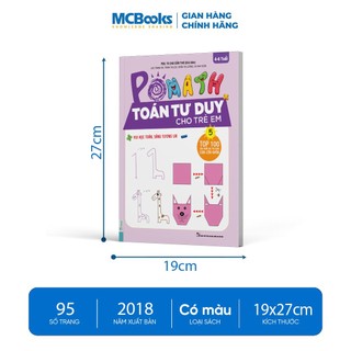 Sách - Combo Pomath Toán Tư Duy Cho Trẻ Em (Tập 1 - 6)