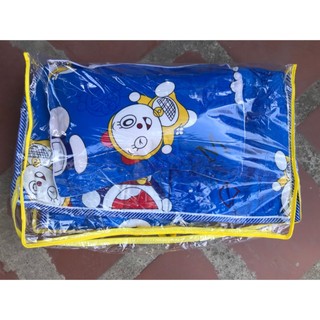 Bộ gối nệm cho bé đi học nhà trẻ Cotton họa tiết hoạt hình trẻ em