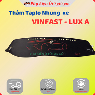 Thảm taplo Nhung Lông cừu xe Vinfast Lux A 2019-2025, chống nóng tốt, chống trơn trượt, vừa khít theo xe