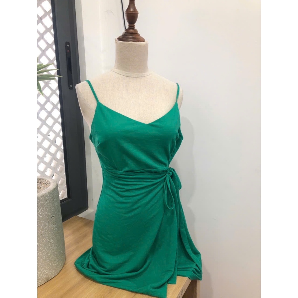 💚 ĐẦM 2 DÂY CỘT EO - MỀM MÁT, TÔN DÁNG CỰC XINH 💚     -V4453.