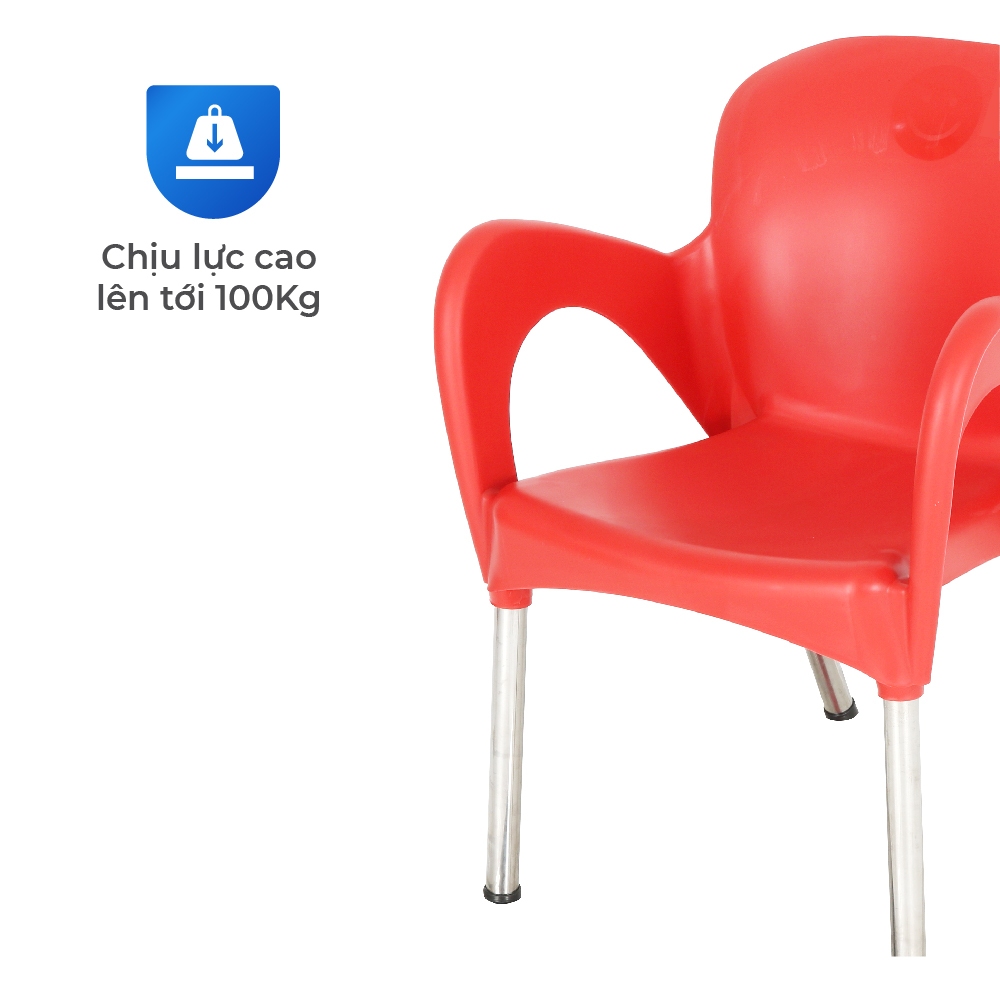 Ghế cà phê Sake QUI PHÚC, chân inox chắc chắn, không gỉ, chắc chắn, an toàn, chân ghế chống trượt