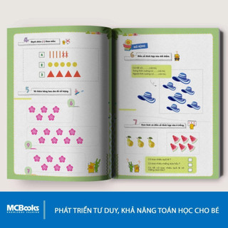 Sách - Combo Pomath Toán Tư Duy Cho Trẻ Em (Tập 1 - 6)
