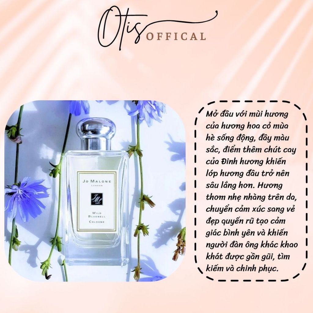Nước Hoa Chiết 10ml Nữ J0 M@..lone Wild Bluebell Hương Thơm Nữ Tính, Quyến Rũ