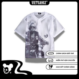 【Chính Hãng】Áo Jersey Lưới Granny Rider Vietgangz - Chất Liệu Lưới Cao Cấp - Streetwear Nam Nữ