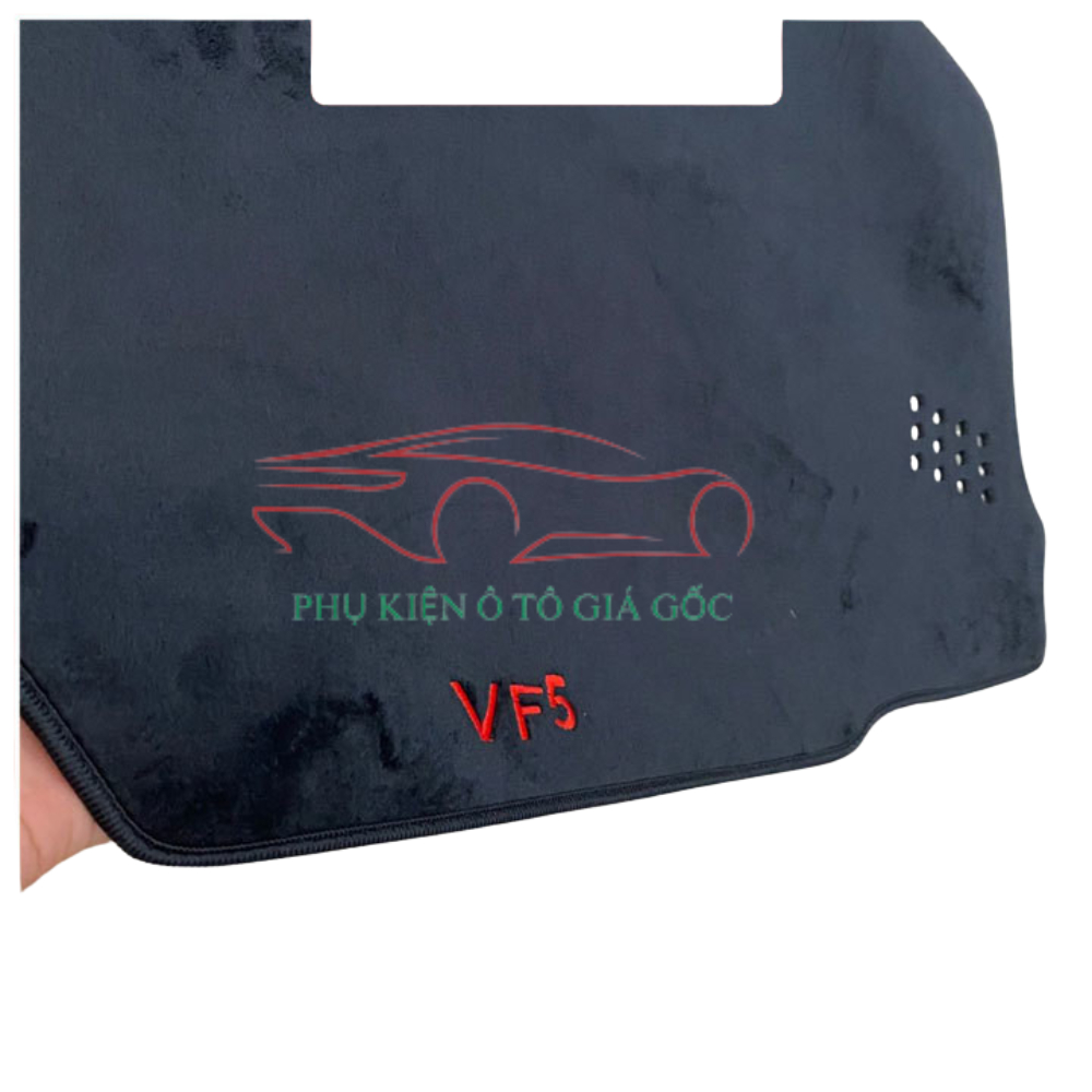 Thảm taplo xe Vinfast VF5/Herio Green 2023, 2024, 2025 Nhung Lông cừu cao cấp, chống nắng tốt, có đế chống trượt