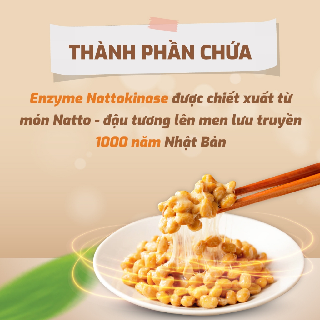 NATTOKINASE Jintan Nhật Bản, Lẻ 3 gói (không có hộp)