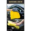 Khăn Lau Xe Hơi Chuyên Dụng Microfiber 2 Lớp Không Rụng Lông, Thấm Hút Nước Tốt Màu Vàng