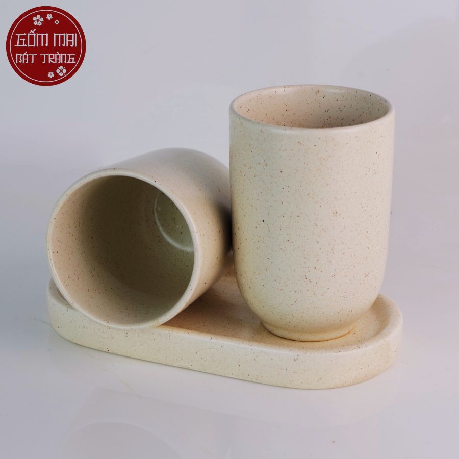 Khay Đựng Cốc Trụ, Cốc Vát, Cốc Đựng Bàn Chải, Bình Sữa Tắm Dành Cho Khách Sạn, Khu Nghỉ Dưỡng
