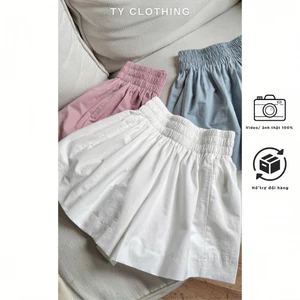 Quần short trắng- Hàng thiết kế- Màu trắng- TYCLOTHING