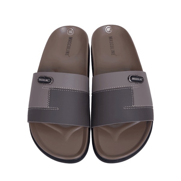 Dép nam cao cấp MASCULINE, Dép da chính hãng kiểu dáng trẻ trung, đế PU chống trơn trượt - MCT510