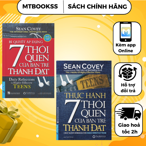 Combo Sách - 7 Thói Quen Của Bạn Trẻ Thành Đạt + Thực Hành 7 Thói Quen Của Bạn Trẻ Thành Đạt