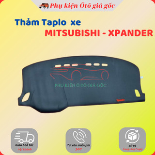 Thảm Taplo xe Mitsubishi Xpander 2018 - 2025 chất liệu da carbon màu đen cao cấp chống nắng nóng hiệu quả