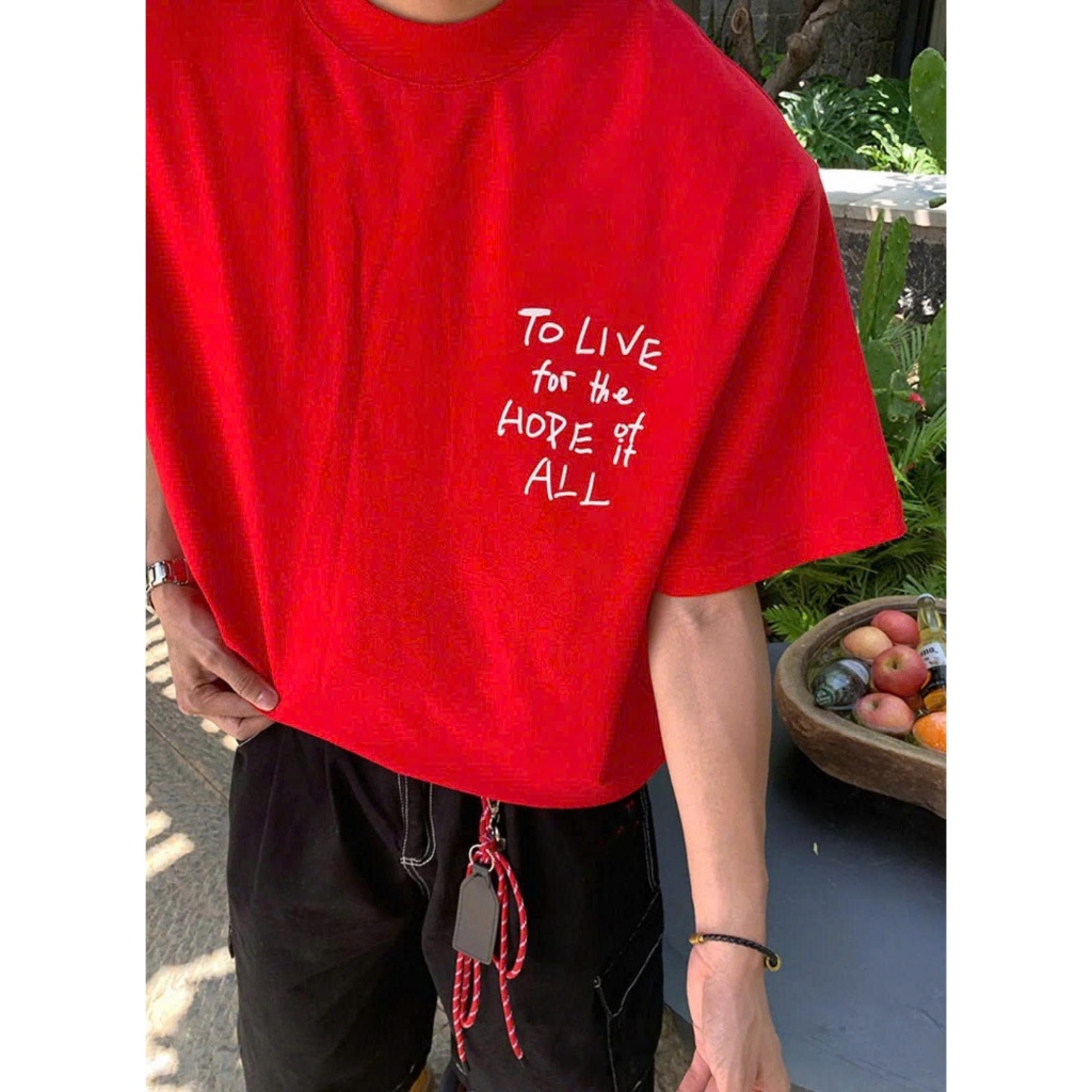 Áo thun Stee Cổ tròn TO LIVE Localbrand ICVCVNI Unisex Menwear Cotton