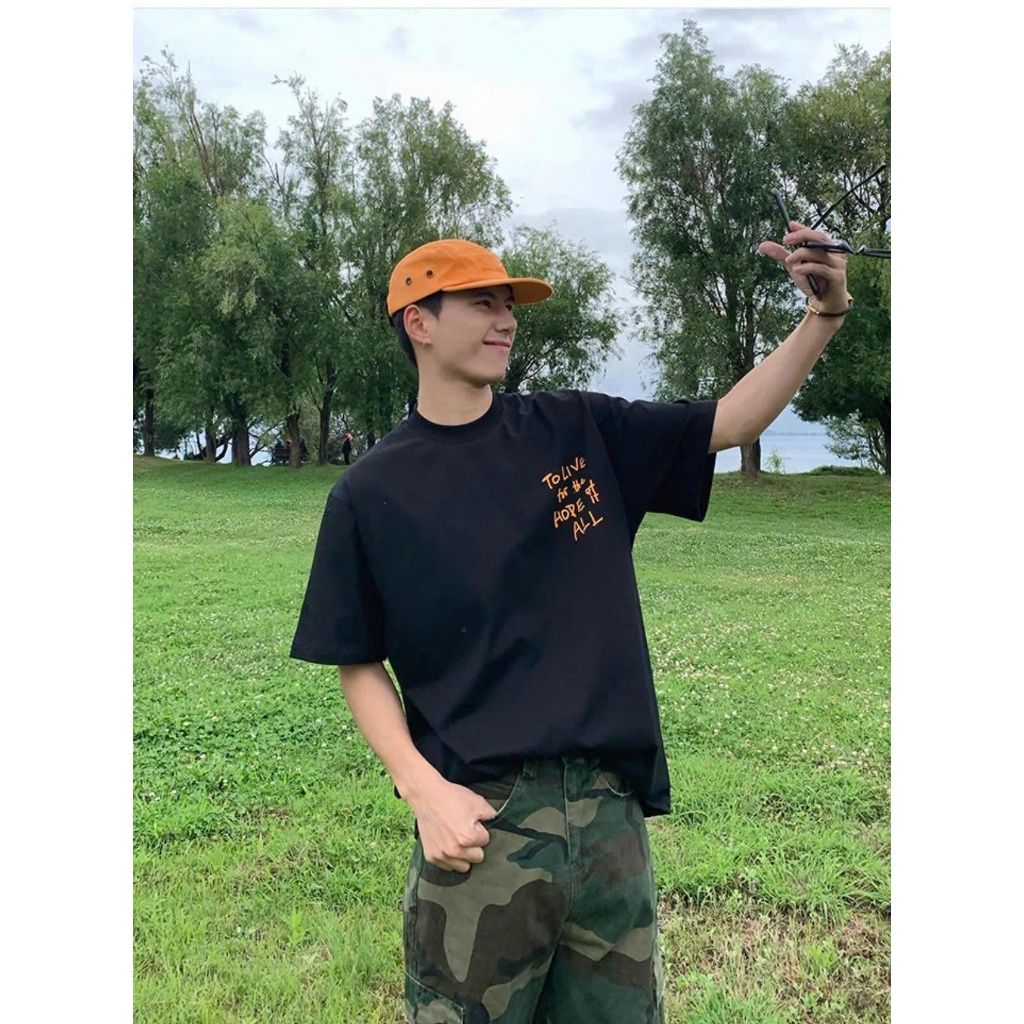 Áo thun Stee Cổ tròn TO LIVE Localbrand ICVCVNI Unisex Menwear Cotton