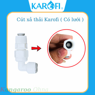 Cút Thông Hơi Bầu Nóng Karofi KAD-D66 Cao Cấp ( Có lưới lọc cặn ) - Hàng Chính Hãng