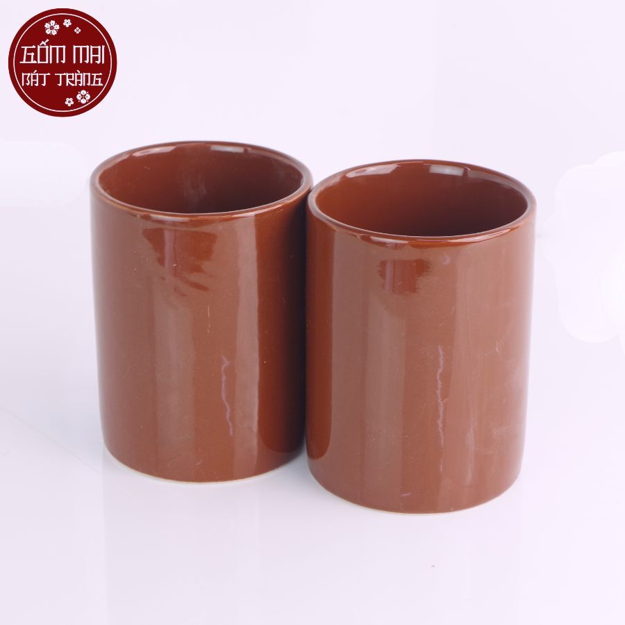 Cốc Đánh Răng Dành Cho Khách Sạn, Khu Nghỉ Dưỡng, Resort, Gốm Sứ Bát Tràng, Cốc Trụ Đánh Răng