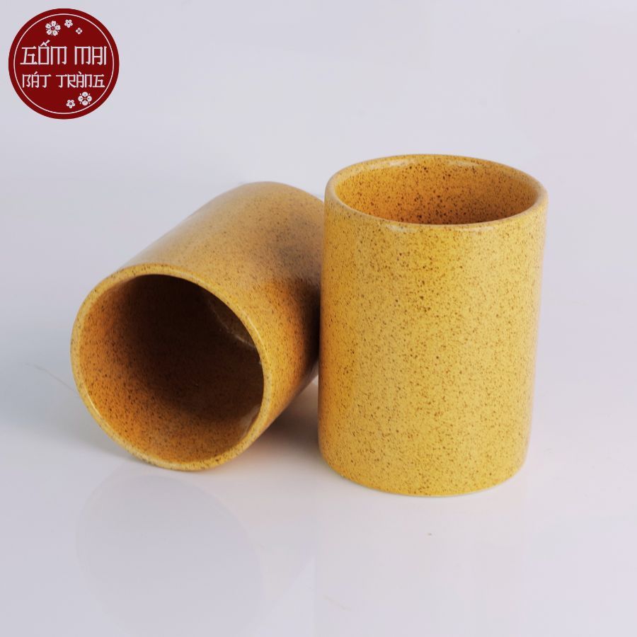 Cốc Đánh Răng Dành Cho Khách Sạn, Khu Nghỉ Dưỡng, Resort, Gốm Sứ Bát Tràng, Cốc Trụ Đánh Răng