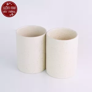 Cốc Đánh Răng Dành Cho Khách Sạn, Khu Nghỉ Dưỡng, Resort, Gốm Sứ Bát Tràng, Cốc Trụ Đánh Răng